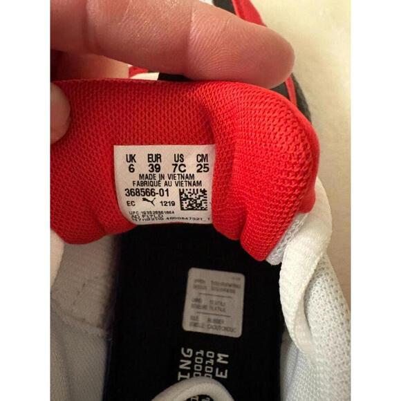 PUMA RS-X BOYS SIZE 7C SNEAKERS MESH WHITE RED BLACK - Picture 5 of 6